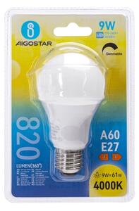 LED stmievateľná žiarovka A60 E27/9W/230V 4000K - Aigostar