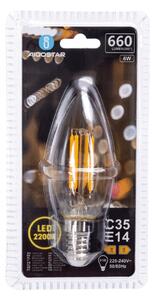 LED Žiarovka FILAMENT C35 E14/6W/230V 2200K - Aigostar