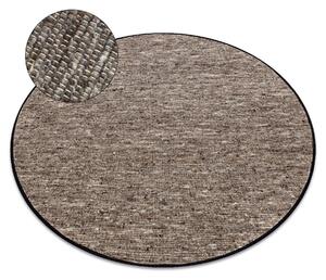 Koberec NEPAL 2100 kruh, vlnený, obojstranný, prírodný, stone/grey