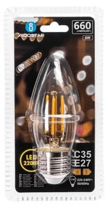 LED Žiarovka FILAMENT C35 E27/6W/230V 2200K - Aigostar