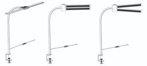 Top Light - LED stmievateľná stolná lampa so svorkou LYRA LED/18W/230V 3000-6500K biela