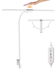 Top Light - LED stmievateľná stolná lampa so svorkou LYRA LED/18W/230V 3000-6500K biela