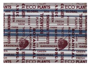 Prestieranie MURI text eco sivá modrá 33x45 cm