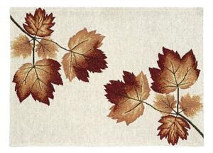 Prestieranie MOTIV javorové listy smotanová 32x135 cm štóla