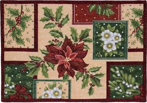 Prestieranie MOTIV LUREX vianočný patchwork 32x48 cm