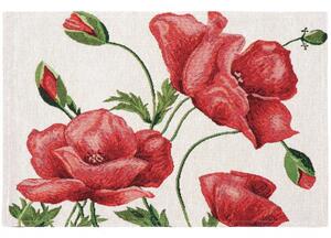 Prestieranie MOTIV poppy biela červená 32x48 cm