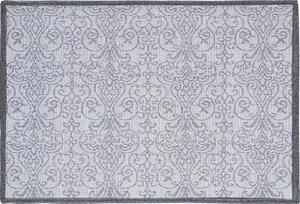 Prestieranie MOTIV LUREX ornament strieborná 45x140 cm