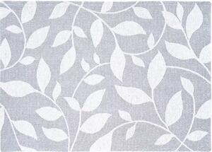 Prestieranie MOTIV FINO listy sivá 45x140 cm