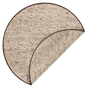Koberec NEPAL 2100 kruh, vlnený, obojstranný, prírodný, sand