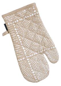 Chňapka - rukavica DEKORO patch béžová 14x31 cm