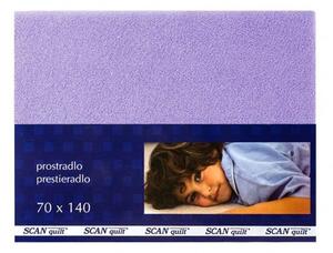 Detské prestieradlo FROTÉ svetlá fialová 70x140 cm