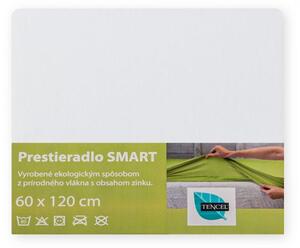 Detské prestieradlo/chránič SMART biela 60x120 cm