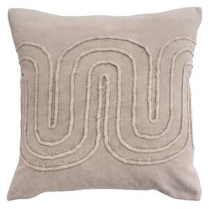 Dekoračný návlek COTTON VELVET meandry béžová 45x45 cm