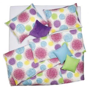 Obliečky KLASIK DESIGN bubbles partnerský 1x paplón 240x200 + 2x vankúš 70x90 cm