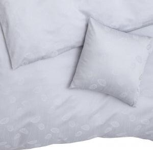 Obliečky EXCLUSIVE TENCEL PLUS pierka svetlá sivá bežný 1x paplón 140x200 + 1x vankúš 70x90 cm