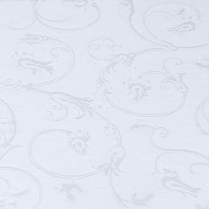 Obliečky ELEGANT PLUS špirály biela predĺžený 1x paplón 140x220 + 1x vankúš 70x90 cm