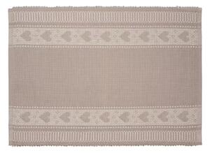 Prestieranie RIB bordúra srdiečka béžová biela 33x45 cm
