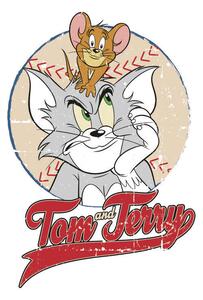 Umelecká tlač Tom & Jerry - Baseball, (26.7 x 40 cm)