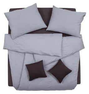 Obliečky JERSEY UNI svetlá sivá bežný 1x paplón 140x200 + 1x vankúš 70x90 cm