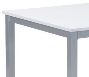 Jedálenský stôl DUSTIN biela/sivá