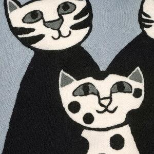 Dekoračný návlek ART WOOL cat family 45x45 cm