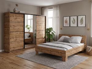 Spálňa NEJBY BARNABA PREMIUM 280 s posteľou 160x200 cm s vyšším čelom, dub wotan
