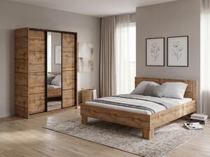 Spálňa NEJBY BARNABA PREMIUM 150 s posteľou 160x200 cm s vyšším čelom, dub wotan
