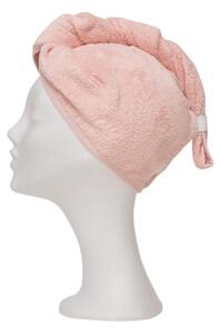 Turban froté MODAL SOFT svetlá ružová 70 cm