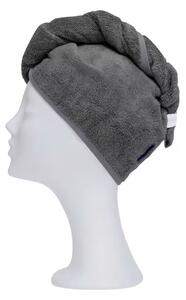 Turban froté MODAL SOFT tmavá sivá 70 cm