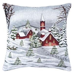 Dekoračný návlek MOTIV polárna dedinka 45x45 cm