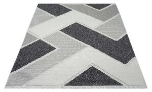 Dekorstudio Moderný koberec LINDO 8877 - sivý Rozmer koberca: 140x200cm