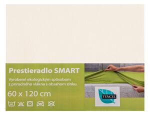 Detské prestieradlo/chránič SMART smotanová 60x120 cm