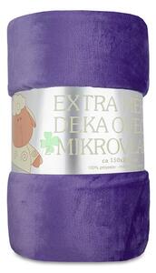 Barančeková deka OVEČKA fialová 150 x 200 cm