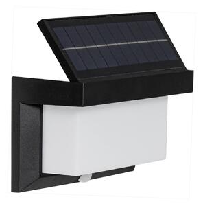 EGLO OUTDOOR 48968 UTRERA solárne nástenné LED svietidlo so senzorom LED 32X0,12W/800lm čierna, biela