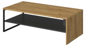 Konferenčný stolík Shanna (dub craft zlatý + antracit). Vlastná spoľahlivá doprava až k Vám domov. 1053225