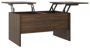 Konferenčný stolík hnedý dub 80x50x42,5 cm spracované drevo