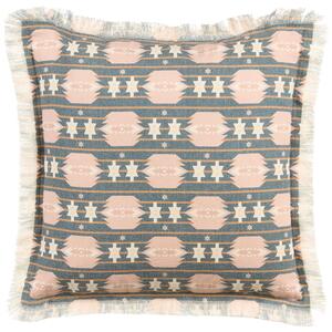 Dekoratívny vankúš viacfarebný bavlna polyester 60 x 60 cm geometrický abstraktný vzor s potlačou moderný dizajn doplnky