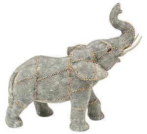 Walking Elephant dekorácia perlová