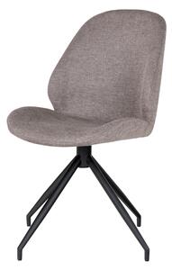 Jedálenská stolička MUNTI 2 sivá/čierna