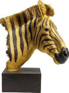 Zebra dekorácia zlatá