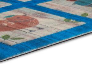 Mujkoberec Original Protišmyková rohožka 105409 Blue Multicolor - 45x70 cm