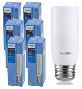 PHILIPS SADA 6 LED žiaroviek E27 T38 9,5W 950lm CorePro 3000K