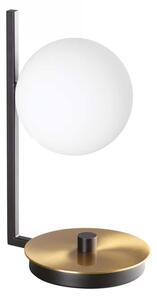 Ideal Lux 273679 stolné svietidlo Birds tl1 1x15W | G9 - káblový spínač, mosadz, čierna, biela