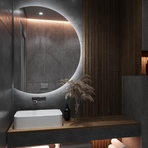 Okrúhle zrkadlo do kúpeľne s LED svetlom E6