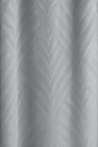 Sivý jednofarebný záves Leafly 140×250 na páske