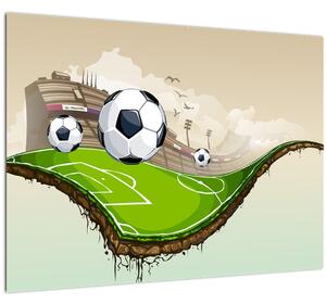 Obraz - Futbalové ihrisko (70x50 cm)