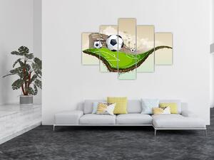 Obraz - Futbalové ihrisko (150x105 cm)