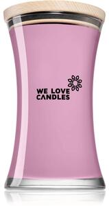 We Love Candles Basic Lilac Fuchsia vonná sviečka s dreveným knotom 700 g