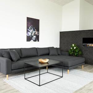 Čierny Konferenčný stolík Vita 60 × 90 × 45 cm HOUSE NORDIC