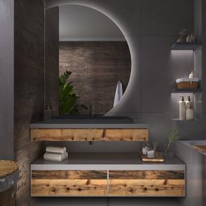 Okrúhle zrkadlo do kúpeľne s LED svetlom E4